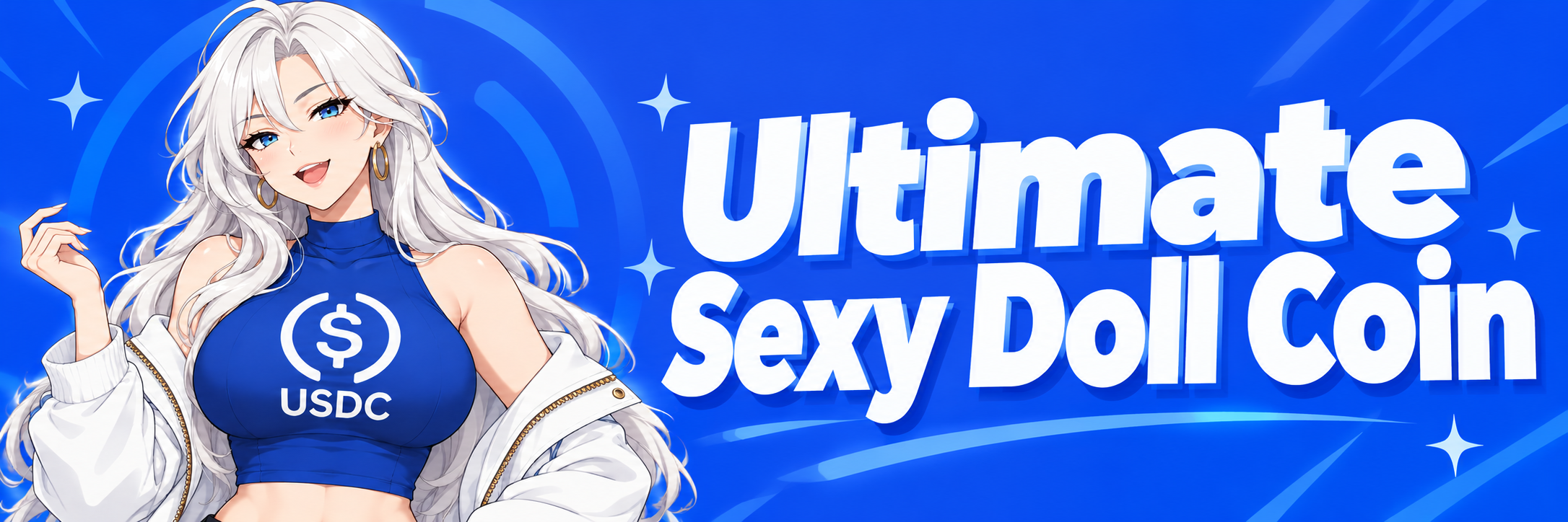Ultimate Sexy Doll Coin with the USDC mascot
